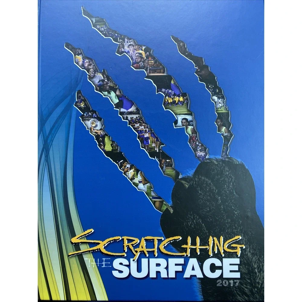 2017 Bay City High School Yearbook Bay City TX Scratching the Surface Hardcover